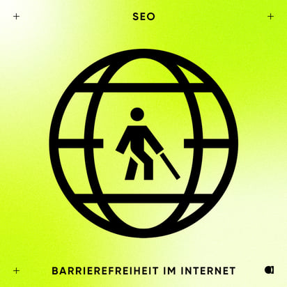 Icon Weltkugel in der Mitte einer Person mit Krückstock