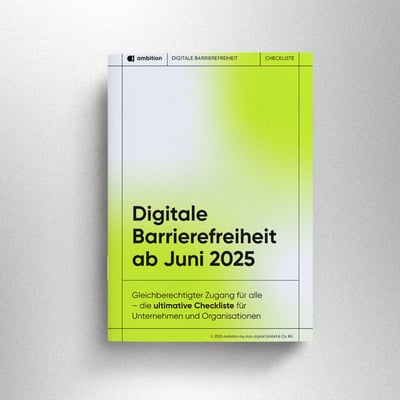 Whitepaper: Digitale Barrierefreiheit  ab Juni 2025